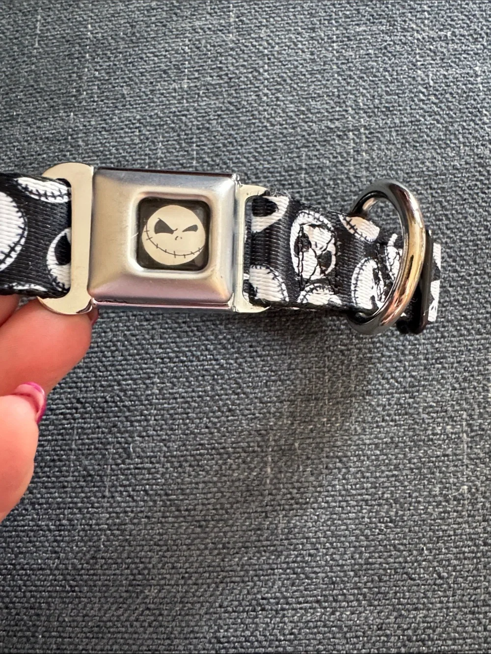 Buckle Down Nightmare Before Christmas dog collar